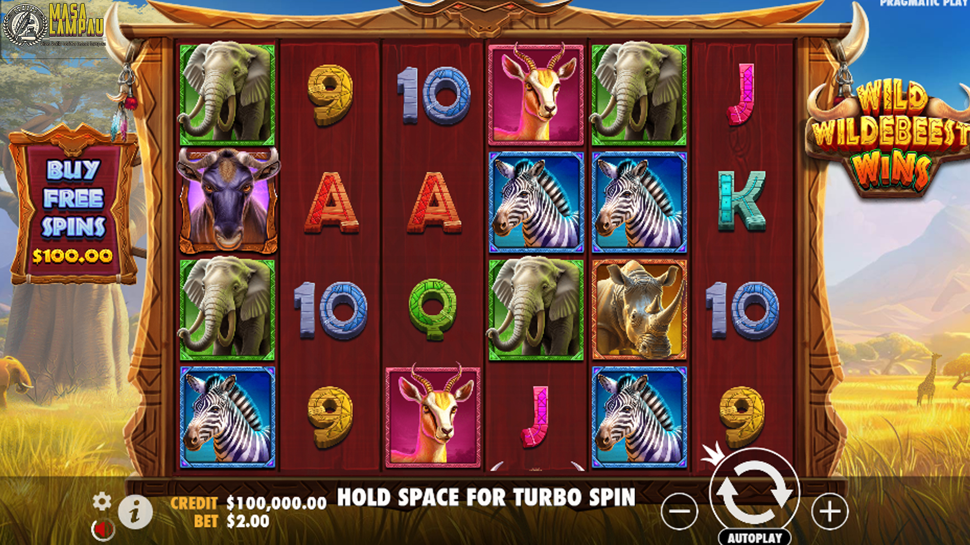 Wild Wildebeest Wins Slot Online Game Seru Buat Pecinta Cuan