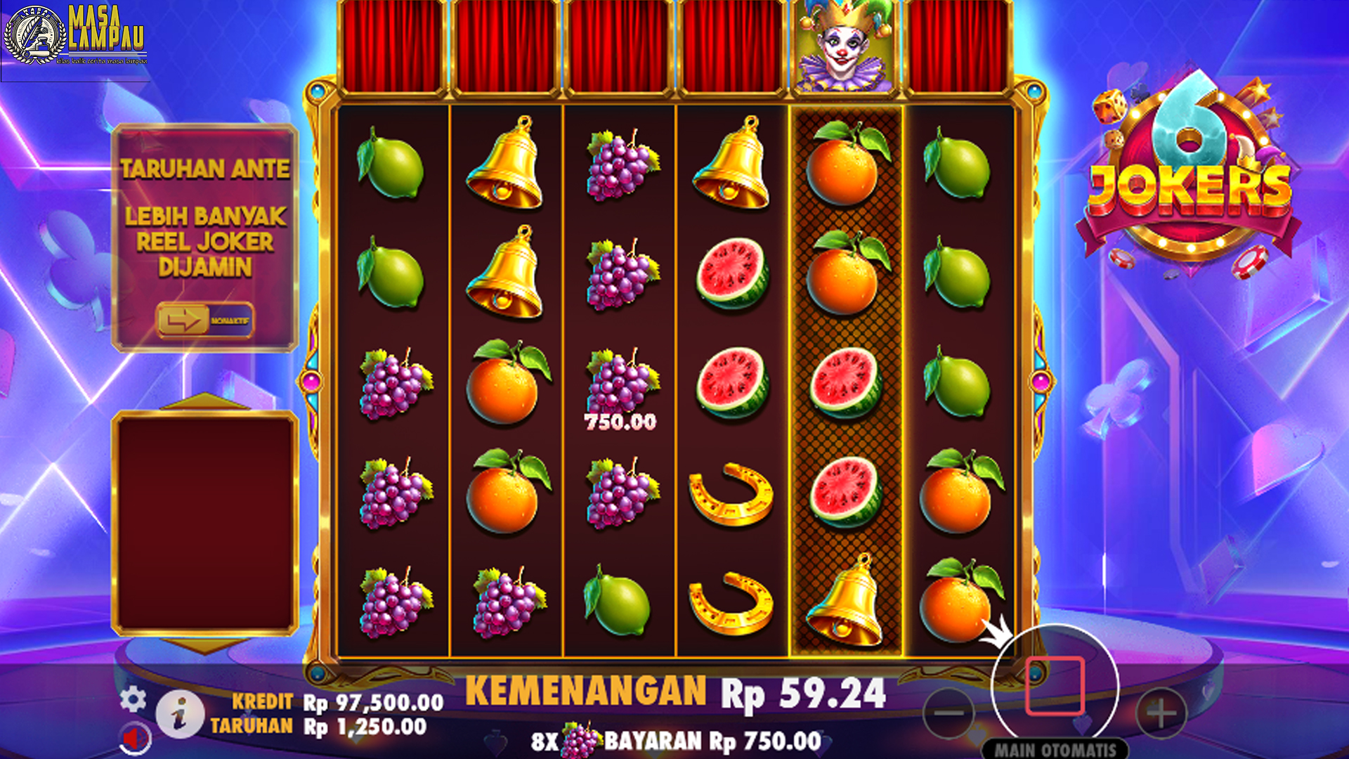 Rtp Tinggi 6 Jokers Bikin Main Slot Jadi Lebih Menguntungkan