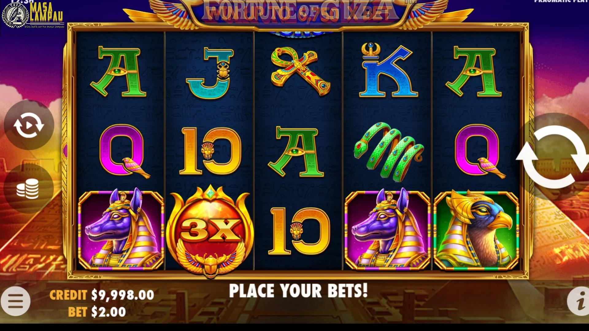 Strategi Taruhan Fortune Of Giza Mode Paling Efektif 